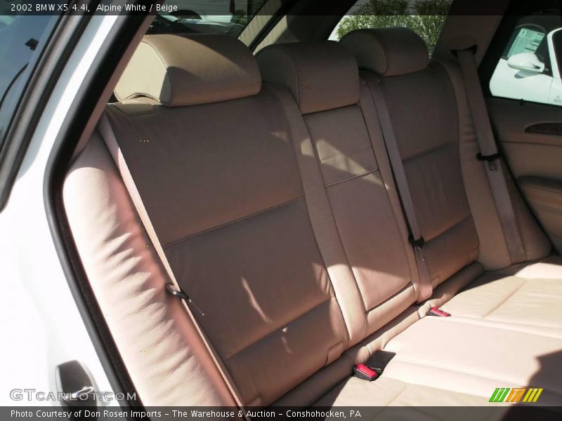 Alpine White / Beige 2002 BMW X5 4.4i