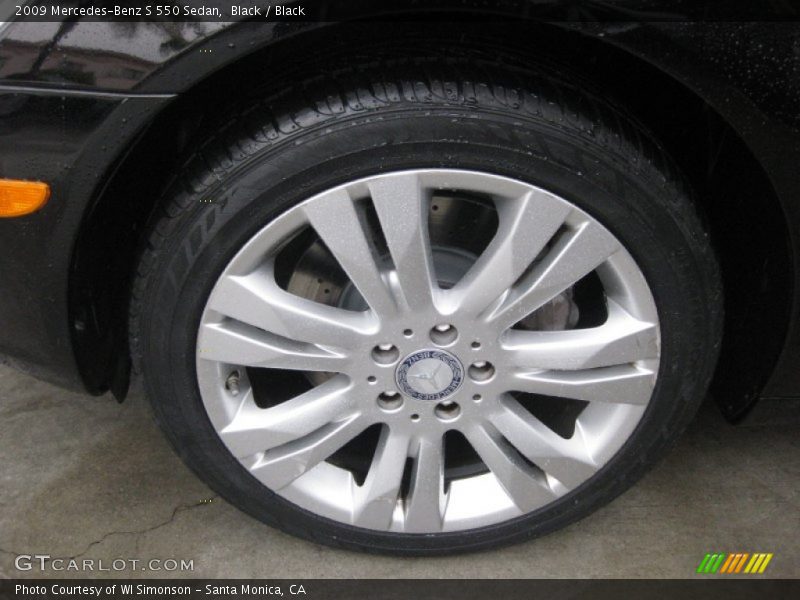 Black / Black 2009 Mercedes-Benz S 550 Sedan