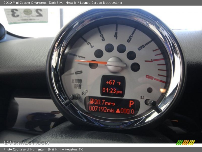 Dark Silver Metallic / Lounge Carbon Black Leather 2010 Mini Cooper S Hardtop
