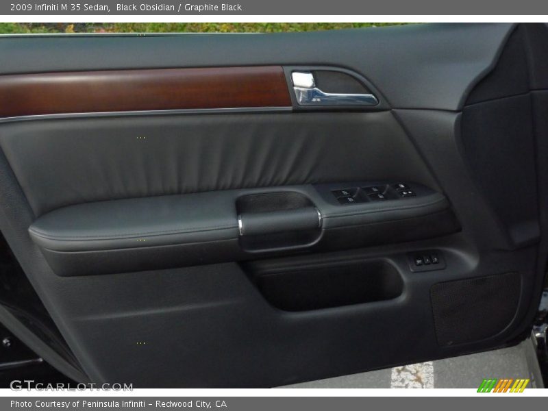 Black Obsidian / Graphite Black 2009 Infiniti M 35 Sedan