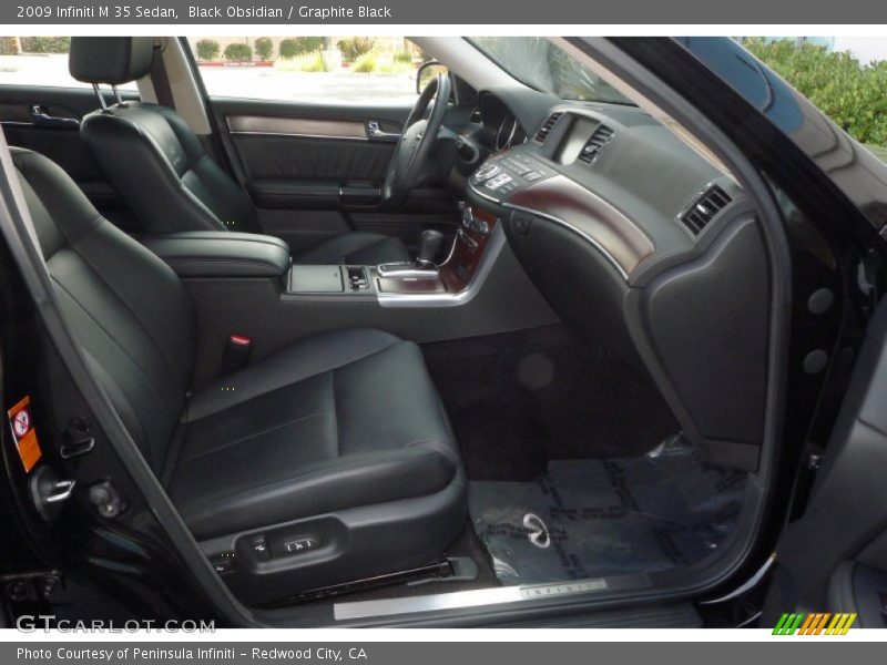 Black Obsidian / Graphite Black 2009 Infiniti M 35 Sedan