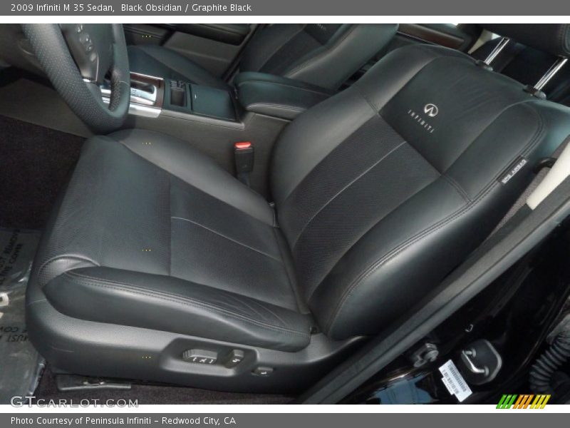 Black Obsidian / Graphite Black 2009 Infiniti M 35 Sedan
