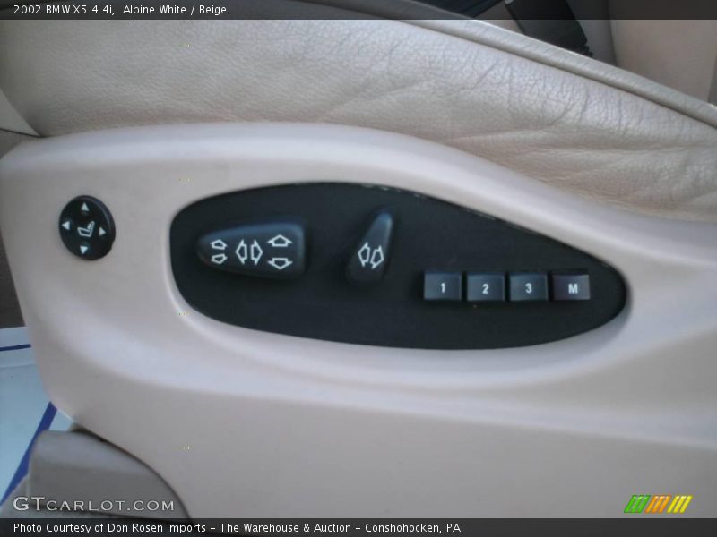 Alpine White / Beige 2002 BMW X5 4.4i