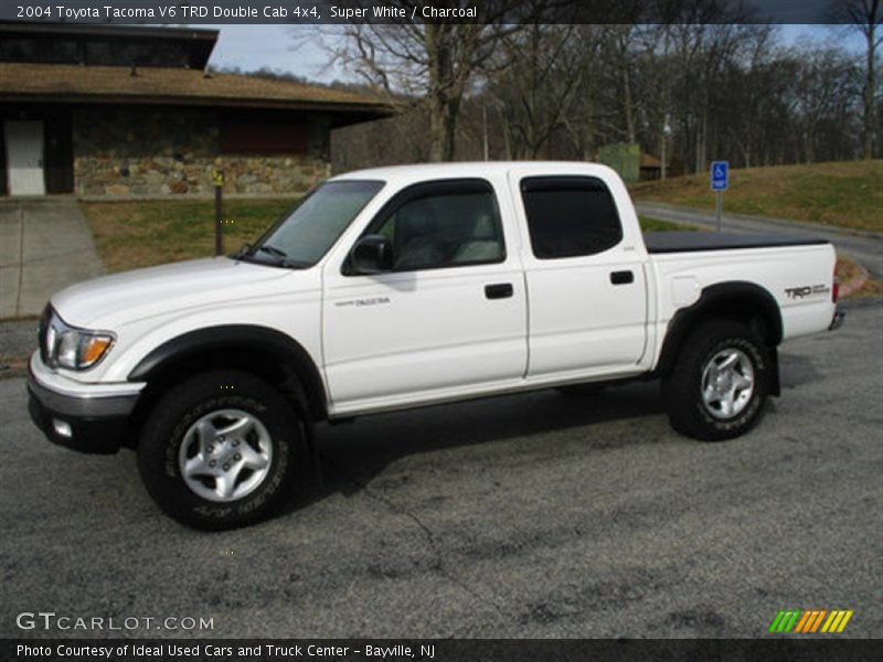 Super White / Charcoal 2004 Toyota Tacoma V6 TRD Double Cab 4x4