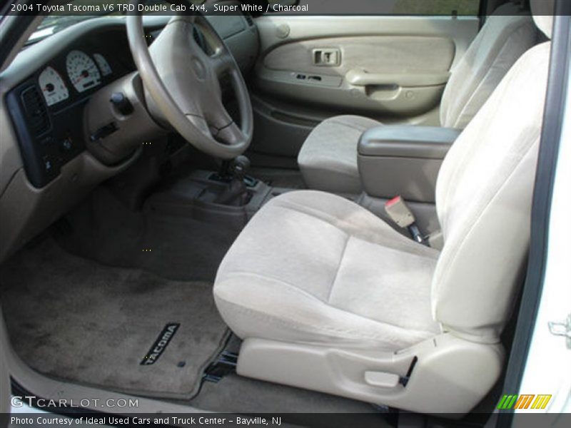 Super White / Charcoal 2004 Toyota Tacoma V6 TRD Double Cab 4x4