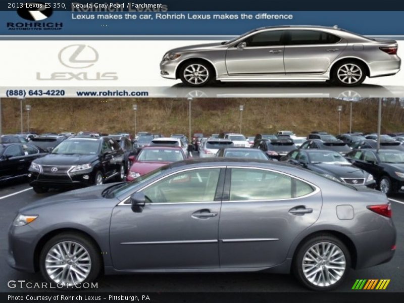 Nebula Gray Pearl / Parchment 2013 Lexus ES 350