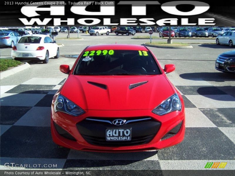 Tsukuba Red / Black Cloth 2013 Hyundai Genesis Coupe 2.0T