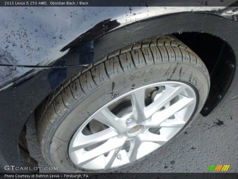 Obsidian Black / Black 2013 Lexus IS 250 AWD
