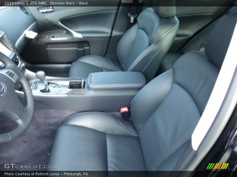  2013 IS 250 AWD Black Interior