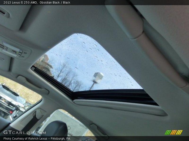 Obsidian Black / Black 2013 Lexus IS 250 AWD