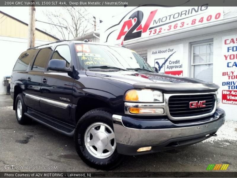 Deep Blue Metallic / Neutral/Shale 2004 GMC Yukon XL 1500 SLT 4x4