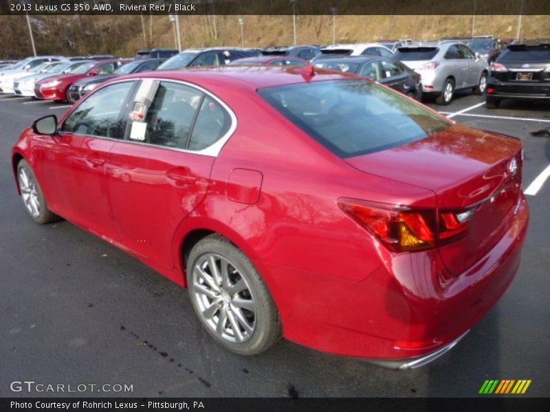 Riviera Red / Black 2013 Lexus GS 350 AWD