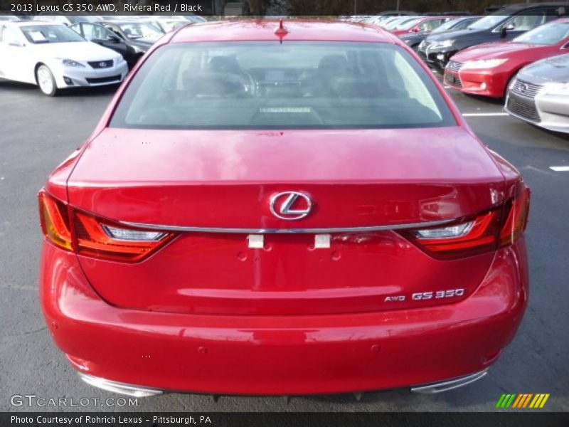 Riviera Red / Black 2013 Lexus GS 350 AWD