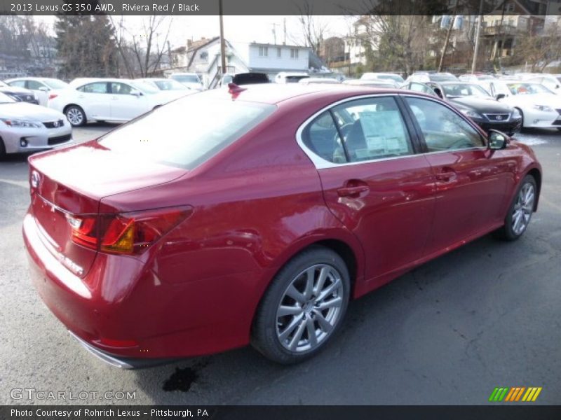 Riviera Red / Black 2013 Lexus GS 350 AWD
