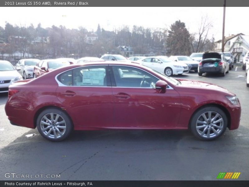 Riviera Red / Black 2013 Lexus GS 350 AWD