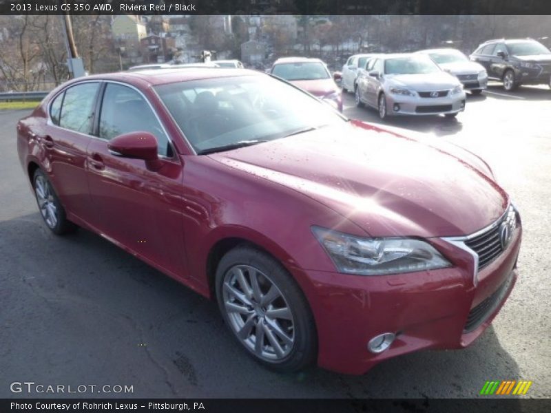 Riviera Red / Black 2013 Lexus GS 350 AWD