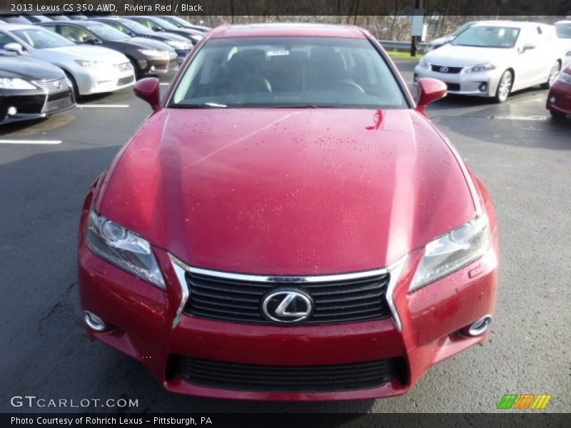 Riviera Red / Black 2013 Lexus GS 350 AWD