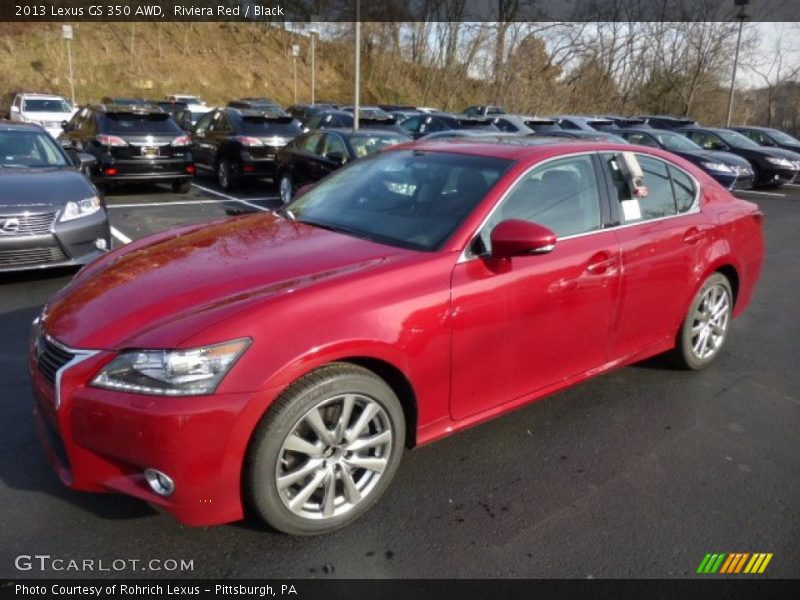 Riviera Red / Black 2013 Lexus GS 350 AWD