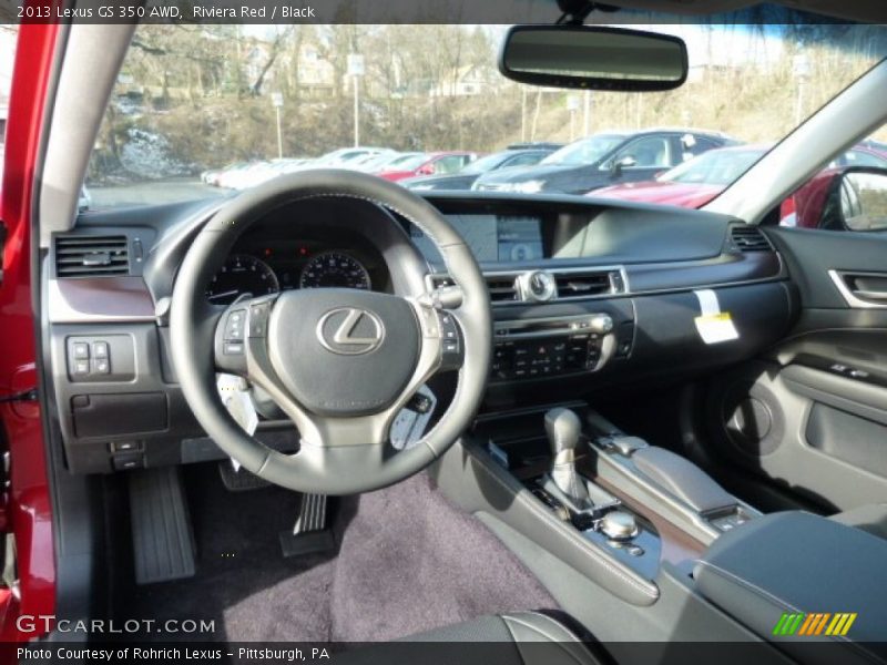 Riviera Red / Black 2013 Lexus GS 350 AWD