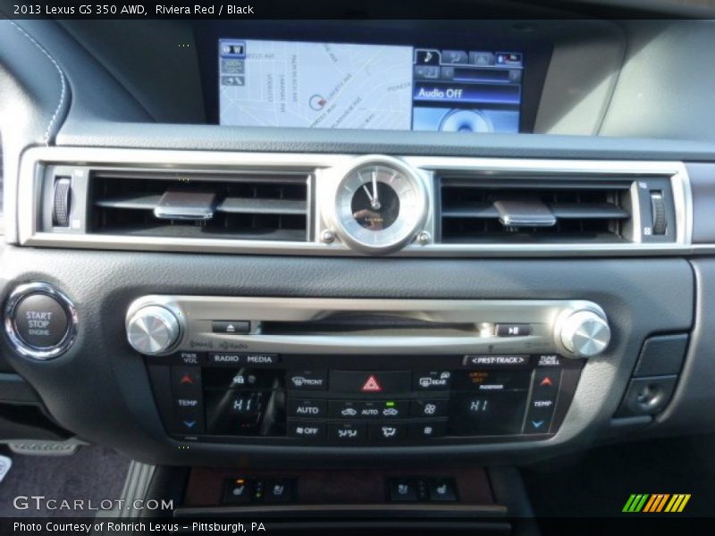 Riviera Red / Black 2013 Lexus GS 350 AWD