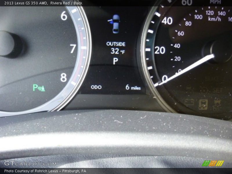 Riviera Red / Black 2013 Lexus GS 350 AWD