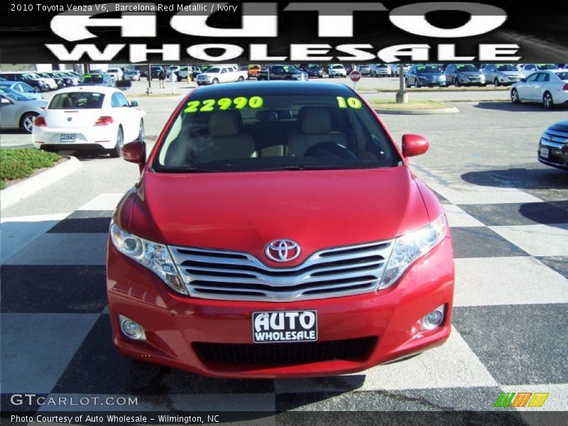 Barcelona Red Metallic / Ivory 2010 Toyota Venza V6