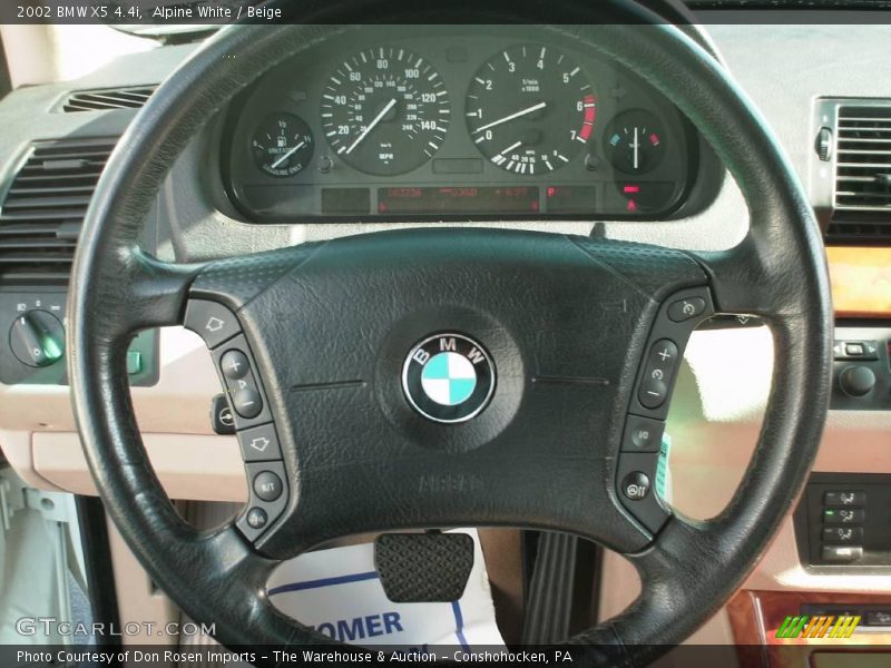 Alpine White / Beige 2002 BMW X5 4.4i