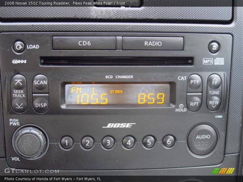 Pikes Peak White Pearl / Frost 2008 Nissan 350Z Touring Roadster