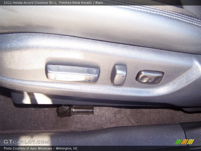 Polished Metal Metallic / Black 2011 Honda Accord Crosstour EX-L
