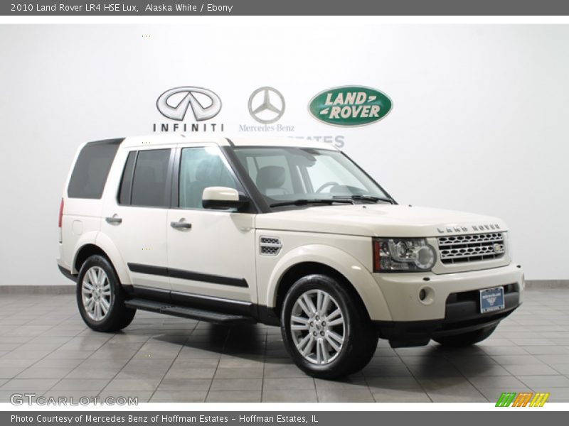 Alaska White / Ebony 2010 Land Rover LR4 HSE Lux