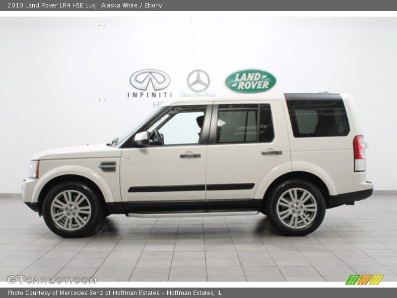 Alaska White / Ebony 2010 Land Rover LR4 HSE Lux