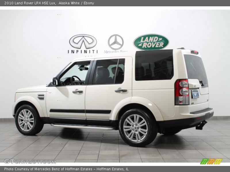Alaska White / Ebony 2010 Land Rover LR4 HSE Lux