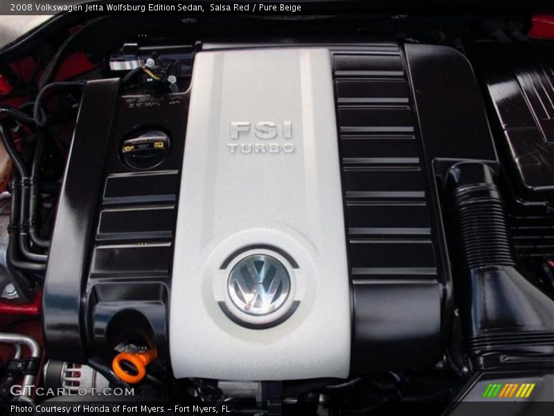Salsa Red / Pure Beige 2008 Volkswagen Jetta Wolfsburg Edition Sedan