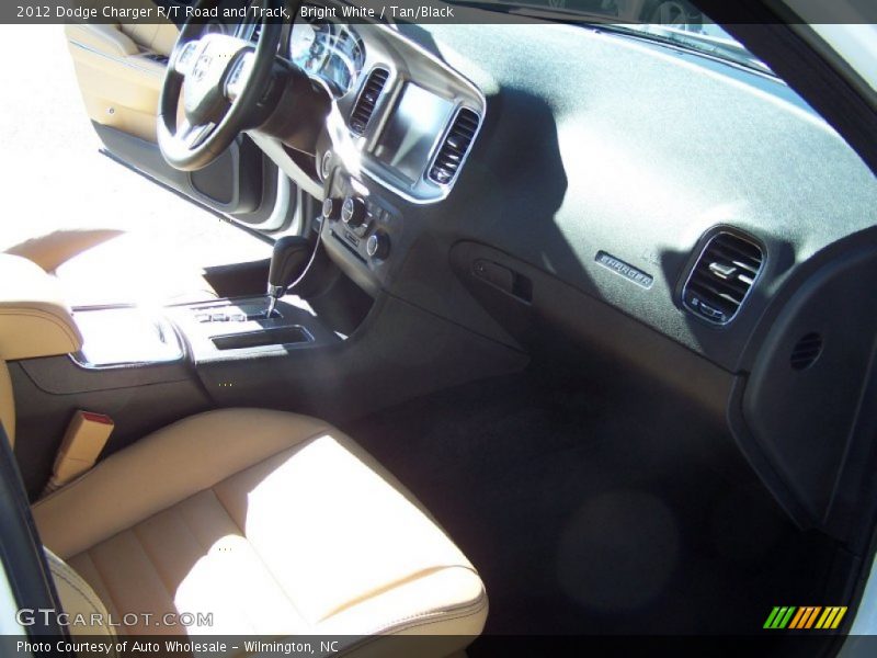 Bright White / Tan/Black 2012 Dodge Charger R/T Road and Track