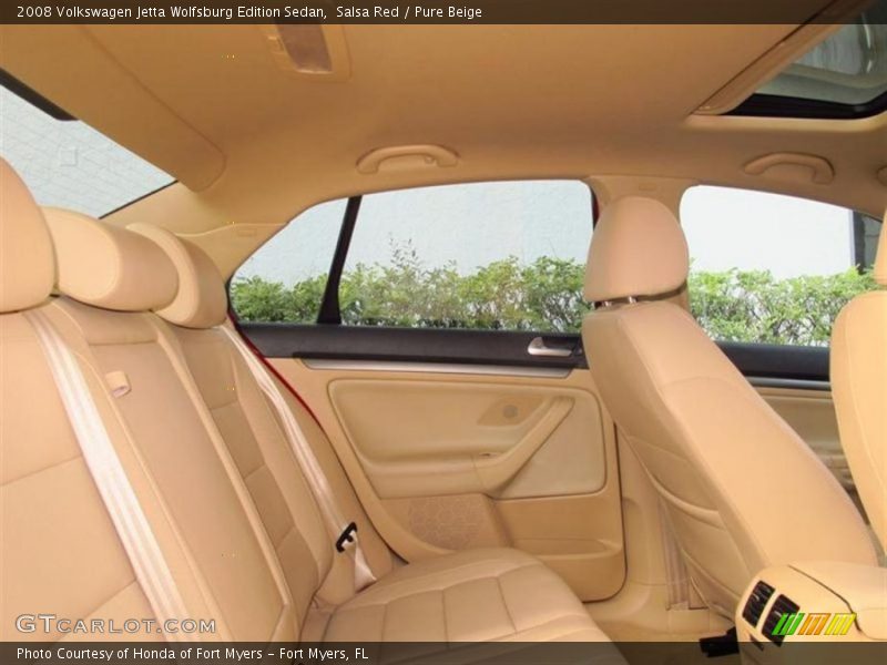 Salsa Red / Pure Beige 2008 Volkswagen Jetta Wolfsburg Edition Sedan