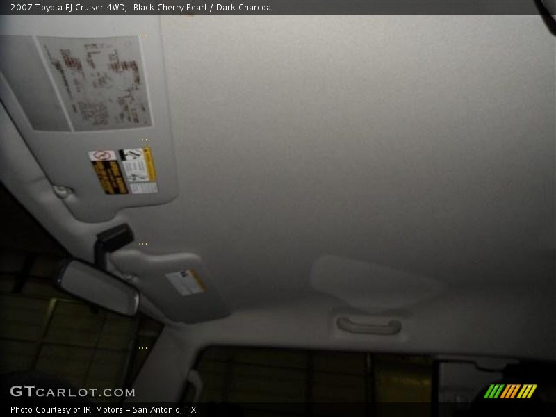 Black Cherry Pearl / Dark Charcoal 2007 Toyota FJ Cruiser 4WD