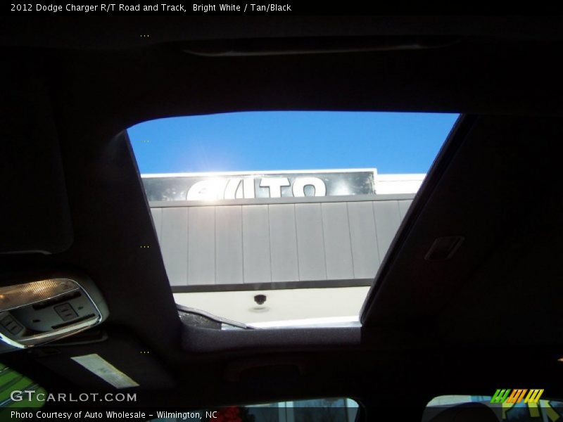 Bright White / Tan/Black 2012 Dodge Charger R/T Road and Track