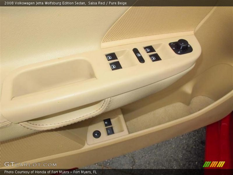 Salsa Red / Pure Beige 2008 Volkswagen Jetta Wolfsburg Edition Sedan