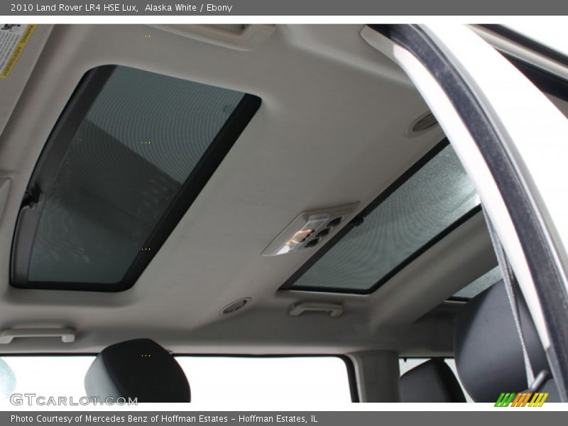 Alaska White / Ebony 2010 Land Rover LR4 HSE Lux