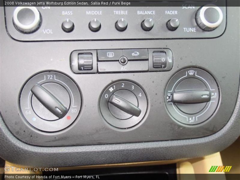 Salsa Red / Pure Beige 2008 Volkswagen Jetta Wolfsburg Edition Sedan