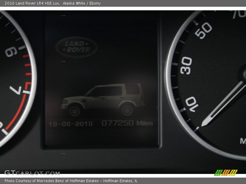 Alaska White / Ebony 2010 Land Rover LR4 HSE Lux
