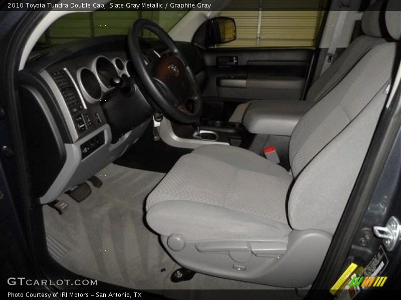 Slate Gray Metallic / Graphite Gray 2010 Toyota Tundra Double Cab