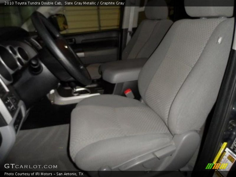 Slate Gray Metallic / Graphite Gray 2010 Toyota Tundra Double Cab