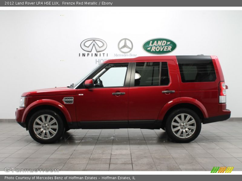 Firenze Red Metallic / Ebony 2012 Land Rover LR4 HSE LUX