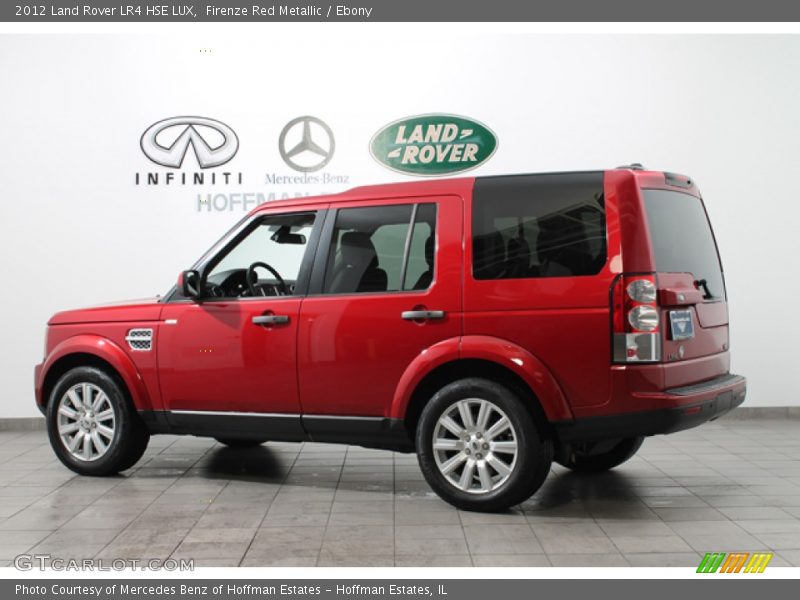 Firenze Red Metallic / Ebony 2012 Land Rover LR4 HSE LUX