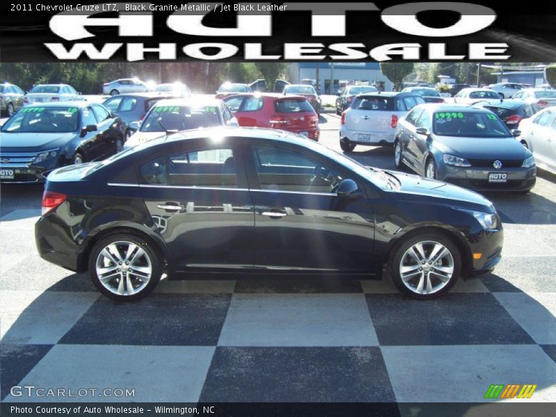 Black Granite Metallic / Jet Black Leather 2011 Chevrolet Cruze LTZ