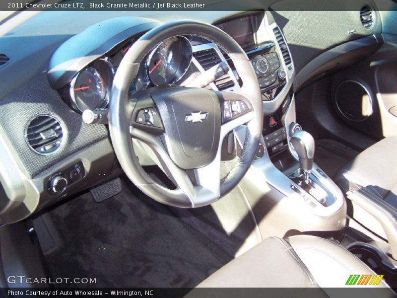 Black Granite Metallic / Jet Black Leather 2011 Chevrolet Cruze LTZ