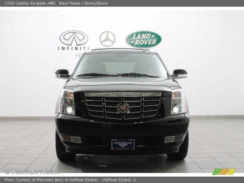 Black Raven / Ebony/Ebony 2009 Cadillac Escalade AWD