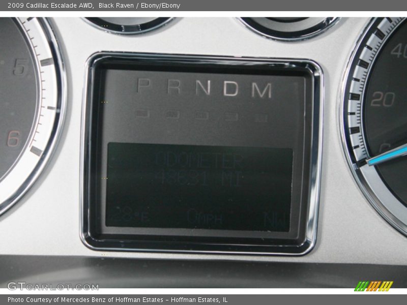 Black Raven / Ebony/Ebony 2009 Cadillac Escalade AWD