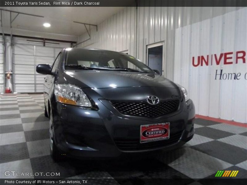 Flint Mica / Dark Charcoal 2011 Toyota Yaris Sedan